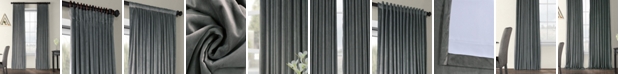 Exclusive Fabrics & Furnishings Signature Extra Wide Blackout Velvet 100" x 96" Curtain Panel